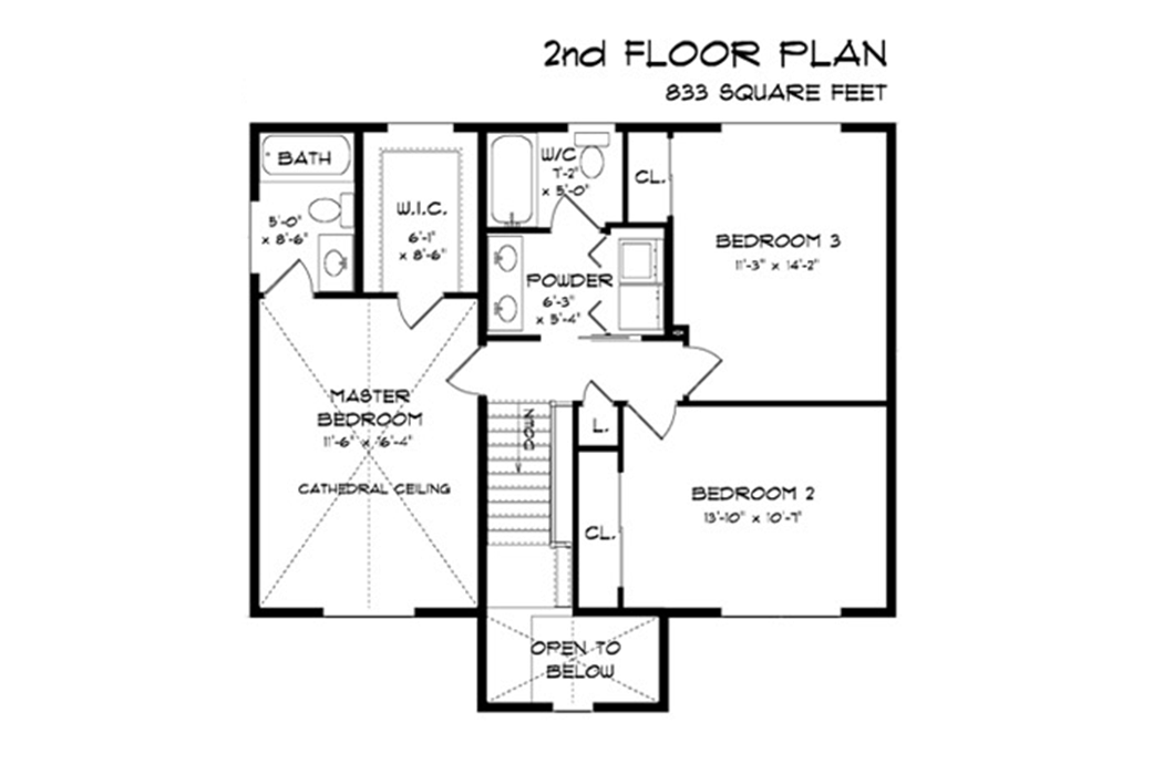 Homestead 3 Bedroom Floor Plan